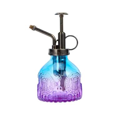 Imagem de Ebristar Frasco de spray de vidro para plantas, borrifador de plantas vintage, garrafa de irrigação suculenta com bomba superior, pulverizador de plantas pequenas, regador para plantas internas e
