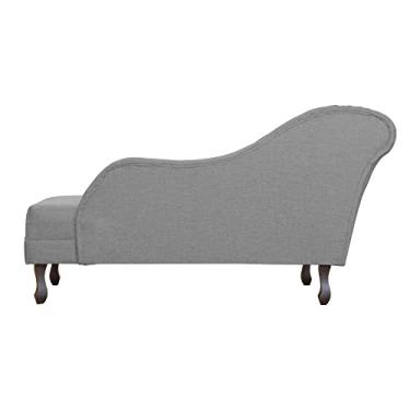 Imagem de Kit 02 Divãs Recamier Namoradeira Olívia Lado Direito e Esquerdo Linho Cores - DS Estofados