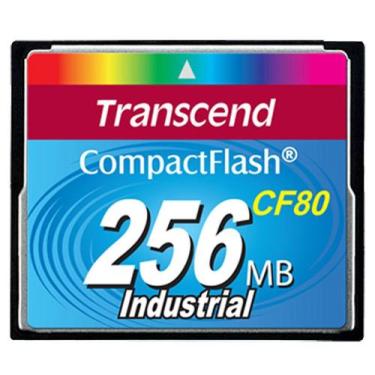 Imagem de Cartão De Memória Compactflash Transcend 256Mb 80X Industrial Ts256mcf
