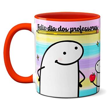 Imagem de Caneca Presente Dia Dos Professores Dedicação E Carinho (Vermelha)