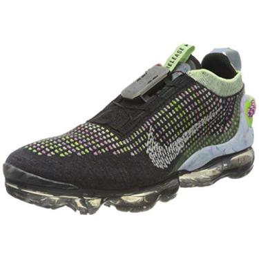 Imagem de Nike Women's W AIR Vapormax 2020 FK Running Shoe, Black White Barely Volt Atomic Pink Royal Pulse Crimson Tint, 4.5 UK