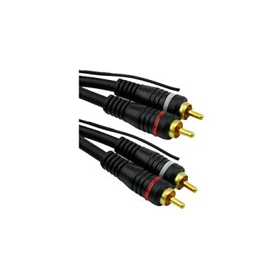Imagem de PIX Cabo Rca - 2 + 2 Rca 6 Mm Preto 5M - com Fio Remote