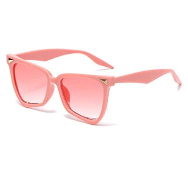 Imagem de Personalidade Hollow Rainbow Cat Sunglass Eye Design Polarizado Anti-ultravioleta UV400 Óculos Casuais para Adultos, Mulheres, Homens, C5, Tamanho Único