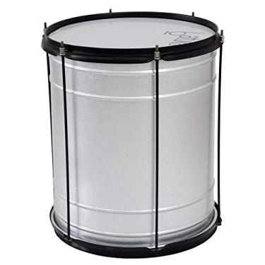 Imagem de Surdo 45X14" Alumisteel 6 Afin Aro Chapa Preto Pele Leitosa Batuka