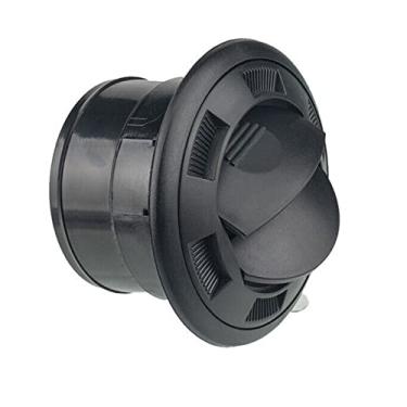 Imagem de TECKEEN Saída de ar condicionado preta de substituição para saída de ar condicionado para trailer, ônibus, carro, iate