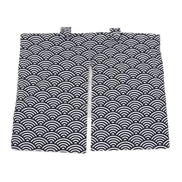 Imagem de Protetor Solar para Carrinho de bebê, 73 X 103 Cm / 28,7 X 40,6 pol. Protetor Solar para Carrinho de bebê de Proteção Total Multiuso, Com Ganchos e Presilhas (Ondas Negras)