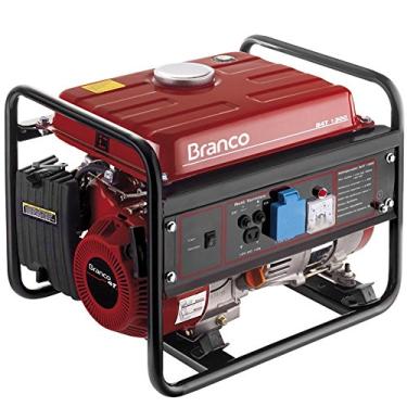 Imagem de Gerador a Gasolina 110v B4t1300 Branco Vermelho