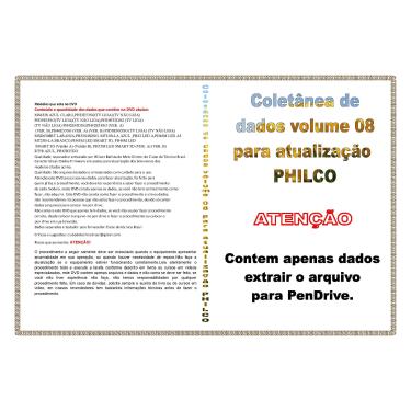 Imagem de DVD Coletânea de dados volume 08 para atualização PHILCO