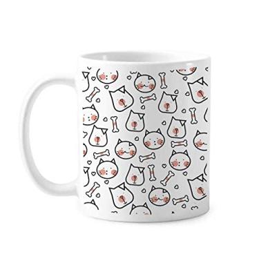 Imagem de Caneca de cerâmica para amante de animais de estimação para cães de gato Caneca de porcelana de café