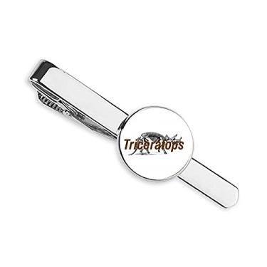 Imagem de Somatotype Trigonosaurus Esqueleto Gravata Clip Bar Presente Homem Empresarial