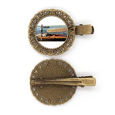 Imagem de Grampo de cabelo para presente de pescador Art Deco Fashion grampo de cabelo