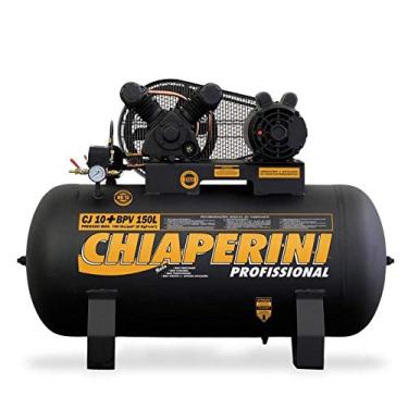 Imagem de Compressor de ar 10 pés 150 litros 2 hp monofásico - CJ10+ BPV 150L - Chiaperini (110V/220V)