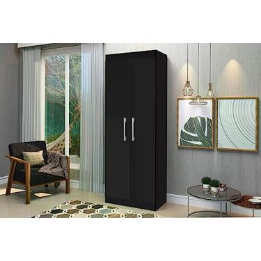 Imagem de Armário Multiuso 2 Portas Lumina J&A Móveis Preto