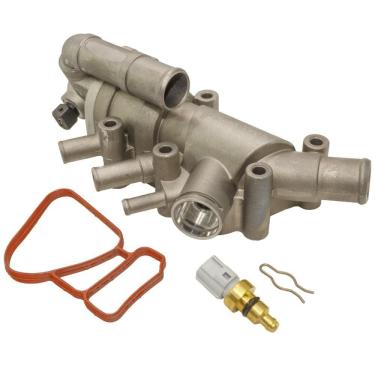 Imagem de Kit Válvula Termostática + Plug Temperatura Courier 1.6 2008 a 2013 Ka 1.0 2008 a 2014 - MTEK20040