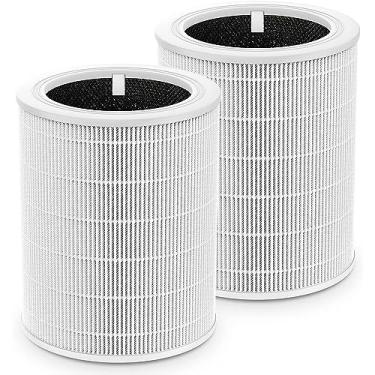 Imagem de Filtro de substituição Core 600S para purificador de ar LEVOIT Core 600S e Core 600S-P, filtro de filtro HEPA 600S-RF 3 em 1, filtro de substituição para sala grande doméstica, pacote com 2, branco