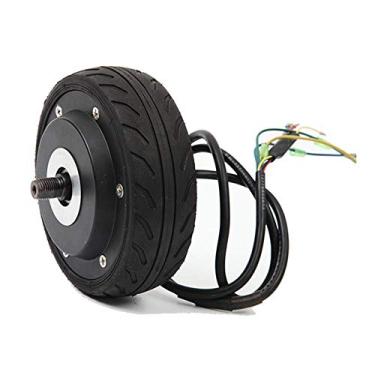 Imagem de Pneus de rodas de substituição de scooter, scooter elétrico, motor de baixo ruído de 12 cm 24 v 180 W, sensor sem escova, não enferruja facilmente aço, peças de reposição para motor de scooter