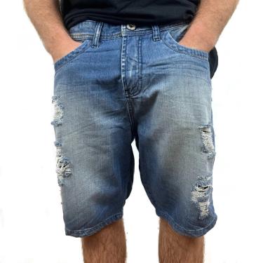 Imagem de Bermuda jeans ecko masculina slim U514A original