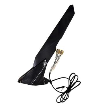 Imagem de Antena magnética WiFi6e de banda dupla com cabo de extensão para placa-mãe Asus Z390 Z490 X570 2T2R