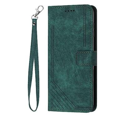 Imagem de SUPWALL Capa carteira compatível com iPod Touch 7 (2019)/iPod Touch5 com suporte para cartão de crédito | Skin Feel Premium Leather Kickstand Flip Case | Fecho magnético durável à prova de choque |