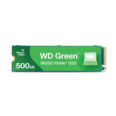 Imagem de SSD WD Green SN350 500GB NVMe M.2 2280 (Leitura até 2400MB/s e Gravação até 1500MB/s)