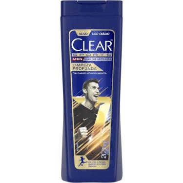 Imagem de Shampoo Anticaspa Sports Limpeza Profunda 200ml Clear Men