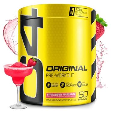 Imagem de Cellucor C4 Original Pre Workout Powder Strawberry Margarita | Vitamin C for Immune Support | Sugar Free Preworkout Energy for Men & Women | 150mg Caffeine + Beta Alanine + Creatine | 60 Servings