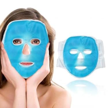 Imagem de Máscara Térmica Rosto Facial Gel Quente Ou Fria Relaxante