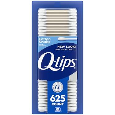 Imagem de Q-tips Cotonetes de algodão, original, para casa, primeiros socorros e beleza, 100% algodão, 625 unidades