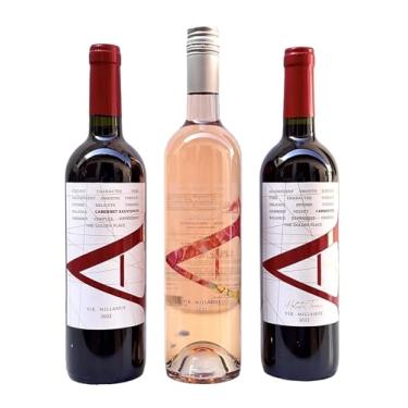 Imagem de Vinho Combo 3 Chilenos Vik A | Carmenere + Rose + Cabernet