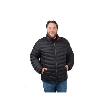 Imagem de Jaqueta Masculina Kla Plus Size Dupla Face Preto E Cinza Tam. G4-Masculino