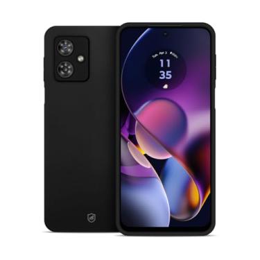 Imagem de Gshield Capa Case Capinha Silicon Veloz para Motorola (Preta, Moto G54)