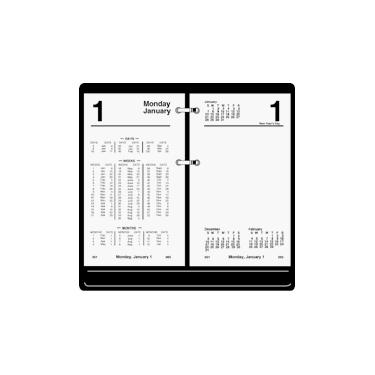 Imagem de At-A-Glance (R) Recarga de calendário Financial 2004, 8 cm x 15 cm.