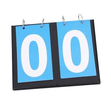 Imagem de Placar Esportivo, 2/3/4 Dígitos Portátil Flip Placar Esportivo Contador de Pontuação Placar Superior para Tênis de Mesa Basquete (placar dois)