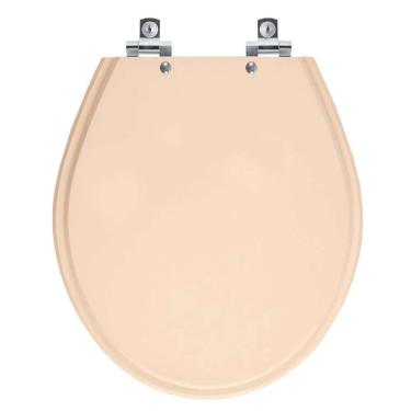 Imagem de Assento Sanitário com Amortecedor Ravena Rosa Floral para vaso Deca