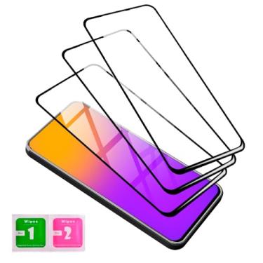 Imagem de Kit Com 3x Películas de Vidro 3D 9D Compatível Realme C53 Resistente Acabamento Premium