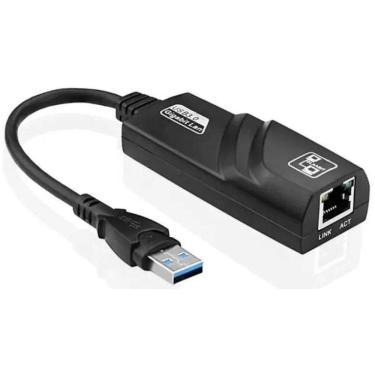 Imagem de Adaptador Rede Usb 3.0 Gigabit Rj45 Ethernet 10/100/1000