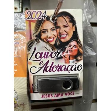 Imagem de pen drive com musicas gravadas diversas pendrive gravado generos LOUVOR E ADORAÇÃO