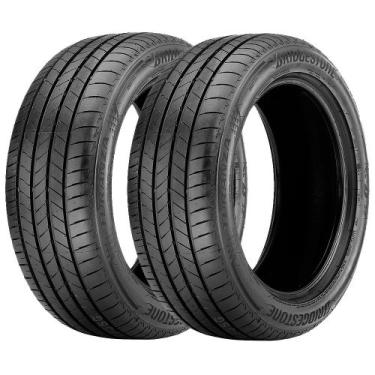 Imagem de Jogo 2 Pneus Bridgestone Aro 17 Turanza T005 225/45R17 91W, 5 anos Con