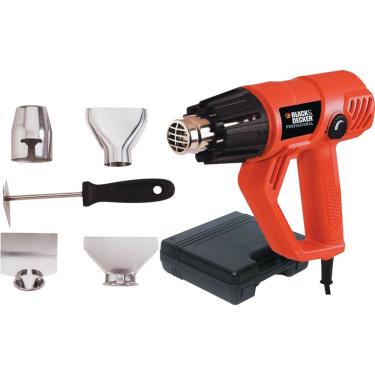 Imagem de BLACK+DECKER Soprador Térmico 1800W, Ferramenta Ideal para Instalação de tubos de PVC, Acompanha Maleta e 5 Acessórios, Modelo HG2000K, 110V
