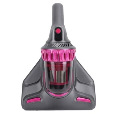 Imagem de Aspirador de pó de Colchão de Alta Frequência 10Kpa Sem Fio Com Almofada de Pulsação Tela LCD Display de Três Velocidades e Filtro HEPA para Cama Travesseiro sofá Limpeza Cinza