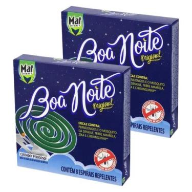 Imagem de Kit 2 Inseticidas Repelente Boa Noite Mat Inset Fort Espiral