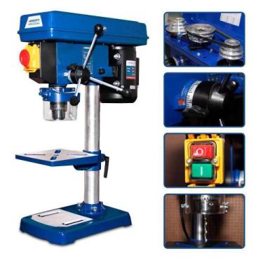 Imagem de Furadeira Bancada 16mm 5/8Pol Monof 1/2hp 500w MFB16 Menegotti 220V, 2