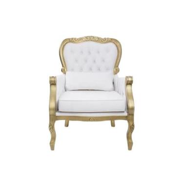 Imagem de Poltrona Imperador Capitone - Tommy Design - Móveis Lang, Dourado