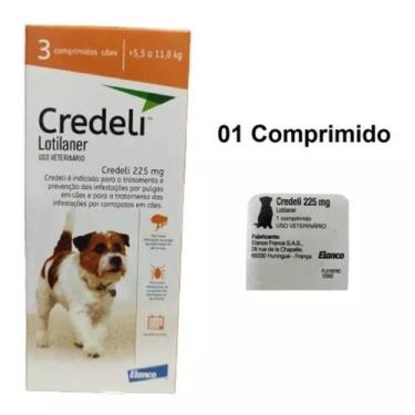 Imagem de Credeli Antipulga Carrapato Cães 5,5 A 11,0kg 1 Comp Avulso