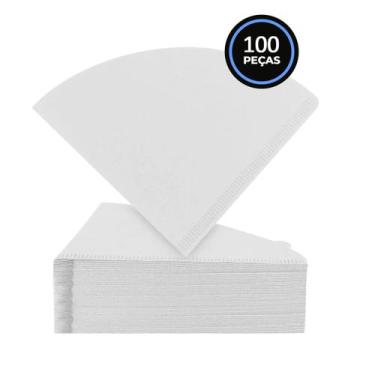Imagem de Refil Coador de Café Kit 100 Unidades Filtro de Papel Descartável  - i