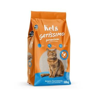 Imagem de Areia kets gatissimo sem perfume 12kg - ALFA PET