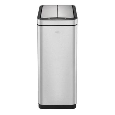 Imagem de Lixeira Automatica Com Sensor 30 Litros Aco Inox 62X38X25Cm - M Mark