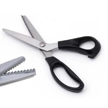 Imagem de Tesoura de Picotar Zig Zag Profissional Lanmax 22 cm