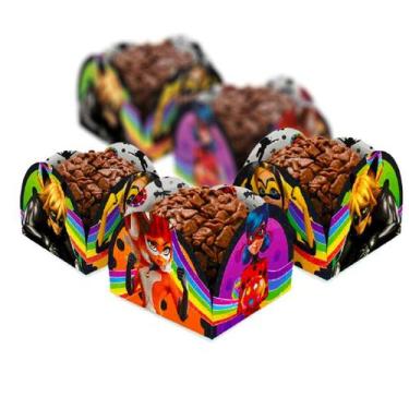 Imagem de 50 Forminhas decoração festa Ladybug para doces - Regina Festas