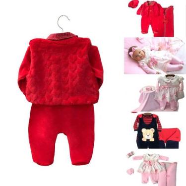 Imagem de Saída de maternidade feminino masculino para bebes de 0 a 2 meses de v